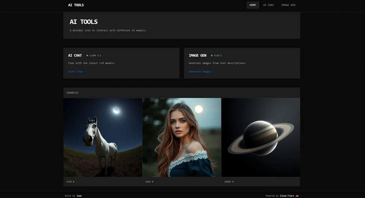 Preview of Cloudflare AI Tools