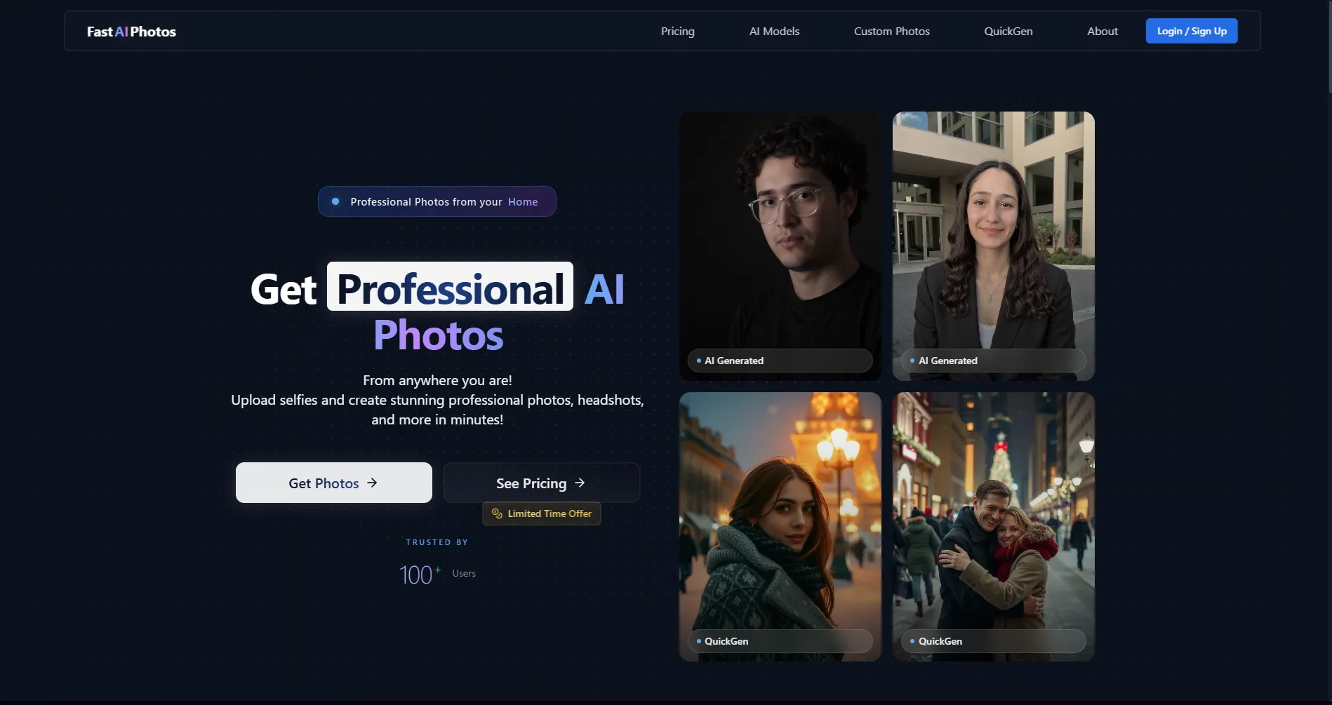 Preview of FastAI Photos - Create Custom AI Photos Instantly